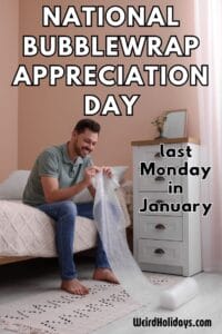 National Bubble Wrap Appreciation Day (Last Monday in January) - Weird ...