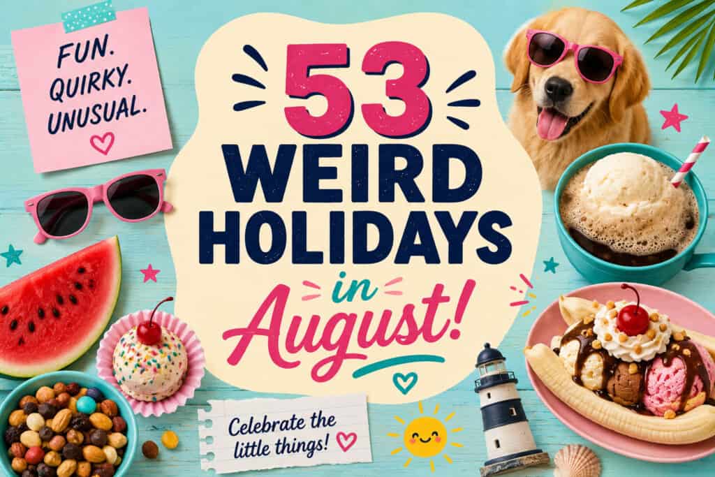 fun weird holidays in august