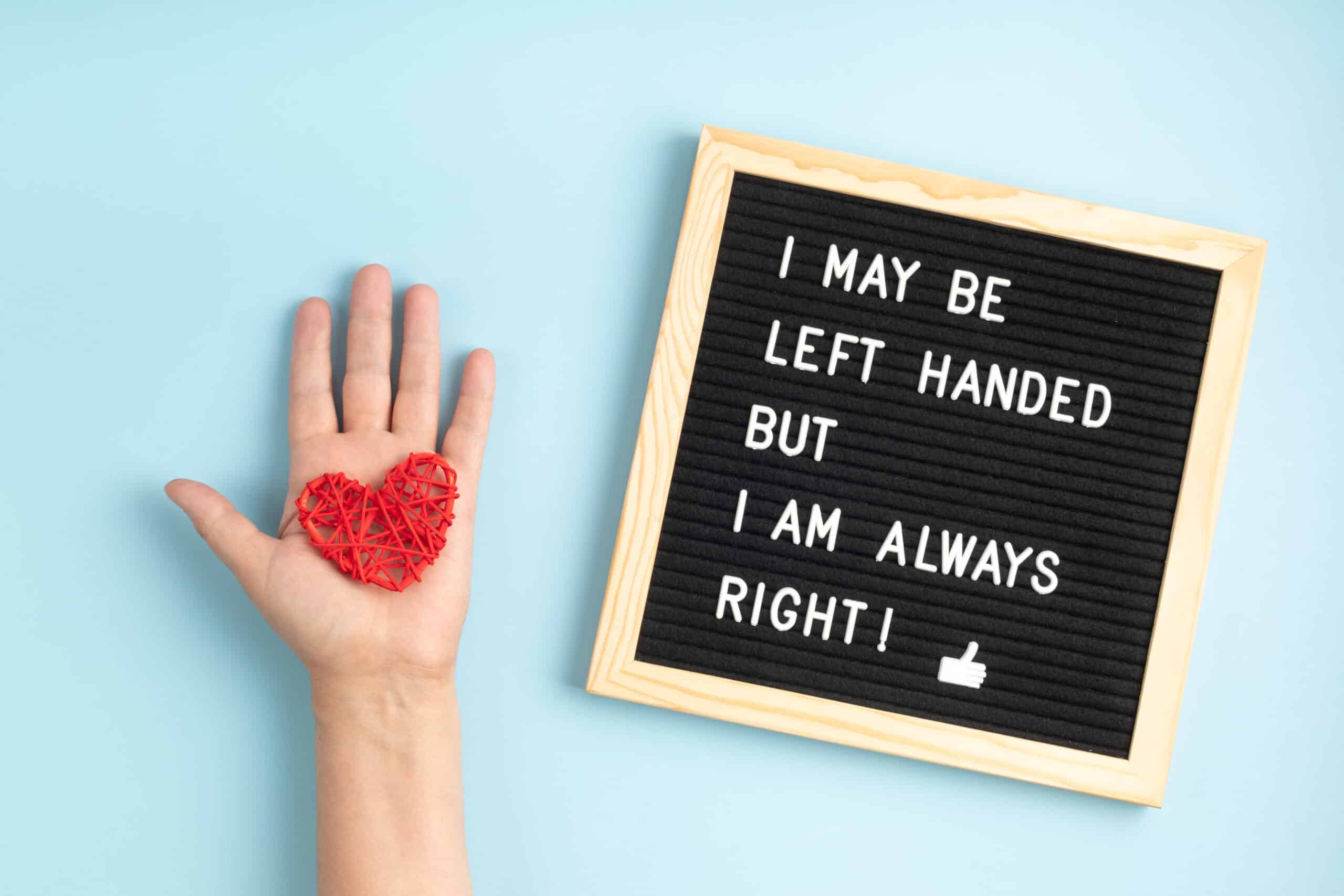 International Left-Handers Day (August 13)