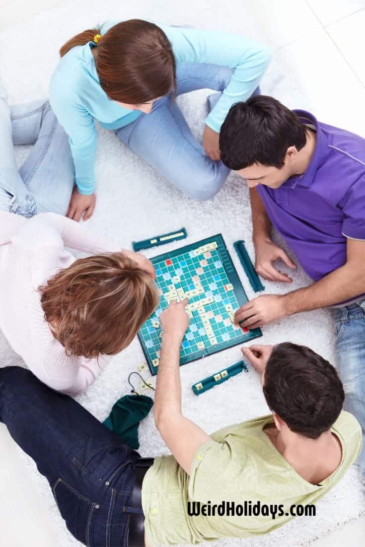 National Scrabble Day (April 13) With Free Coloring Page